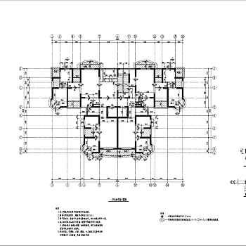 江苏地区26+1高层住宅结构施工图3D模型