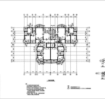 江苏地区26+1高层住宅结构施工图3D模型