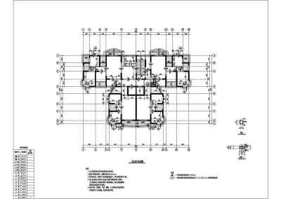 江苏地区26+1高层住宅结构施工图3D模型