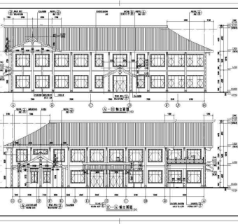 某地中小型商业场所建筑设计施工图3D模型