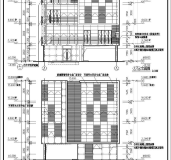 某地四层豪华别墅建筑设计图（共24张）