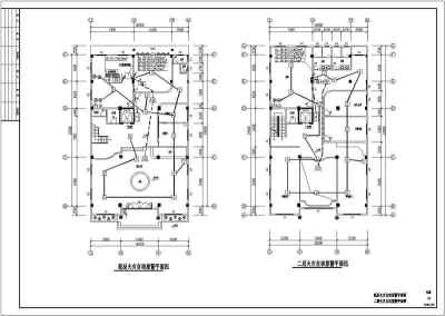 某四层商业建筑火灾自动报警及消防广播系统施工图