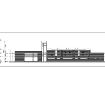 某住宅小区三层商业楼建筑设计方案图