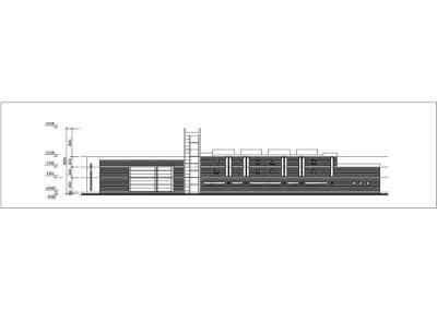 某住宅小区三层商业楼建筑设计方案图