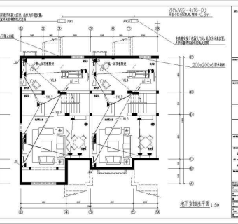 某联排别墅建筑设计图