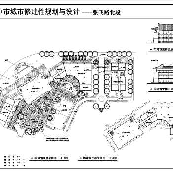 全套住宅小区规划绿化单体楼cad施工图