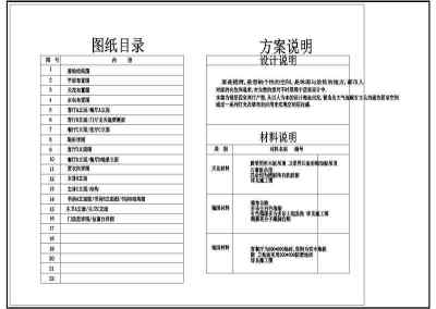 某错层四室两厅户型装修图纸