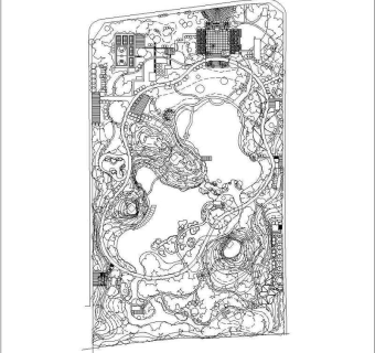 某大型公园环境景观规划设计方案图