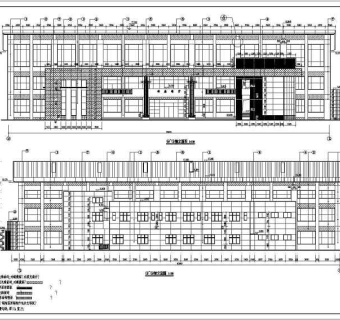 某地三层框架结构综合楼建筑设计施工图