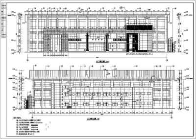 某地三层框架结构综合楼建筑设计施工图