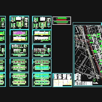 广东某乡村综合楼建筑图