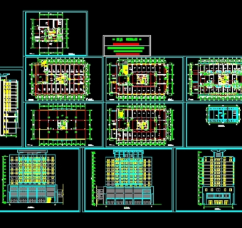 一套12层综合楼施工图