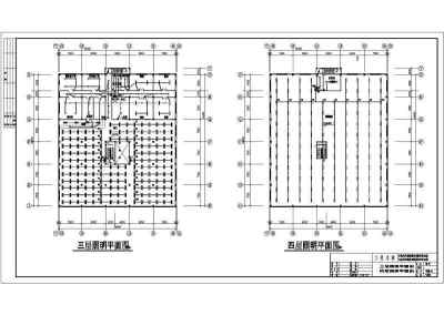 汽车4S店电气照明cad设计施工图