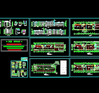 带植草屋面大型综合楼