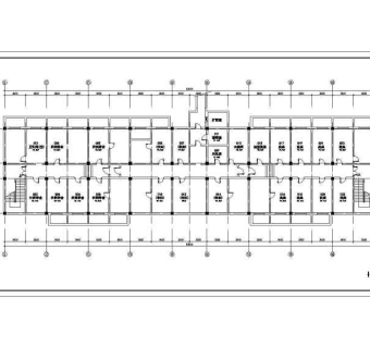 某多层教学楼建筑设计平面图