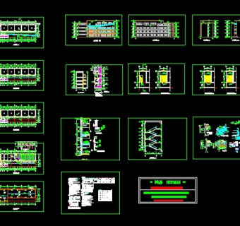 学校教学楼全套施工图