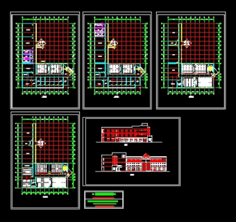 学校教学楼施工图