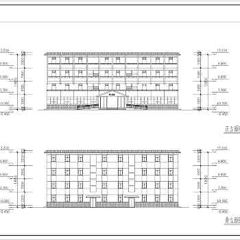 农村中学教学楼扩建工程全套建筑施工图