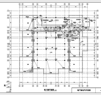 别墅室内弱电cad详细施工设计图