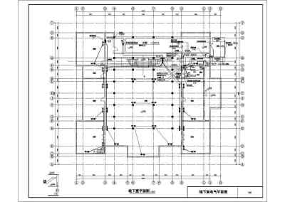 别墅室内弱电cad详细施工设计图