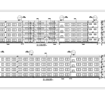 绵阳某中学四层教学楼建筑设计施工图