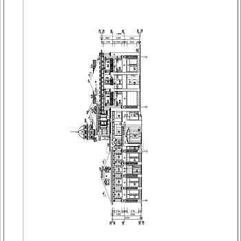 某小区三层框架结构会所建筑设计方案图3D模型