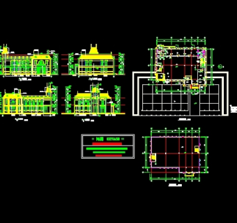 二层会所设计施工图