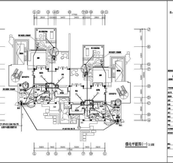 某单层SPA温泉会所电气设计施工图