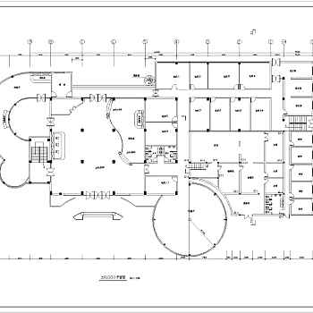 某地某高档休闲会所建筑设计方案图