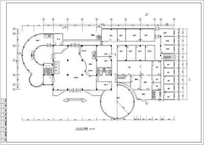 某地某高档休闲会所建筑设计方案图