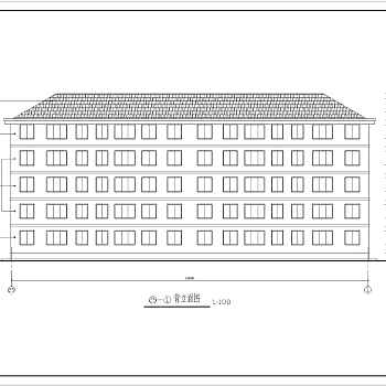 某地五层砖混结构住宅楼建筑设计方案图