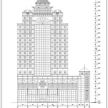 某地18层框架剪力墙结构酒店建筑施工图