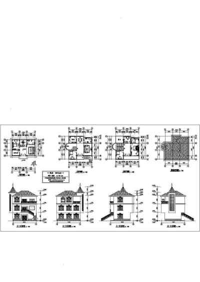 农村别墅设计图3D模型