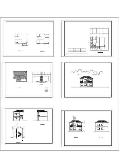 新农村建设一套小别墅3D模型