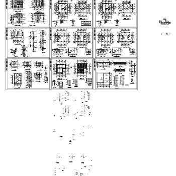 小别墅设计施工图3D模型