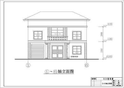 某农村两层砖混结构住宅楼建筑设计施工图