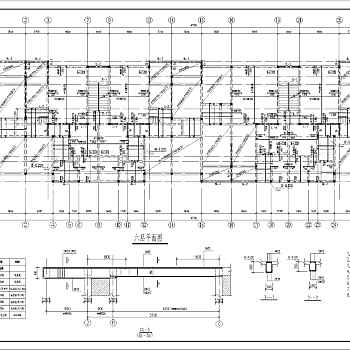 某地区六层住宅楼砖混结构设计施工图