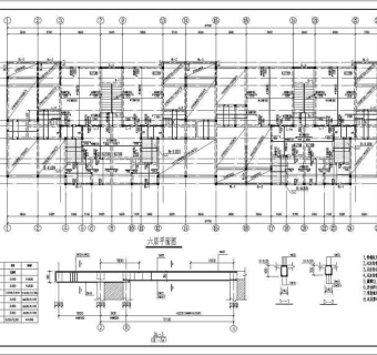 某地区六层住宅楼砖混结构设计施工图