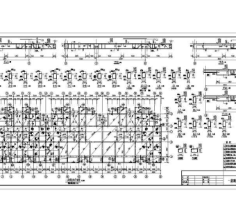 某8度区四层砖混住宅楼结构设计施工图