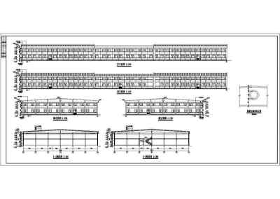 二层框架结构厂房结构设计施工图（含建筑设计）