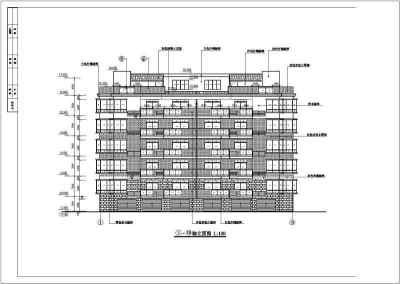 某地五层砖混结构住宅楼建筑设计施工图