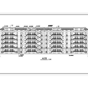 某地5层砖混结构住宅楼建筑施工图