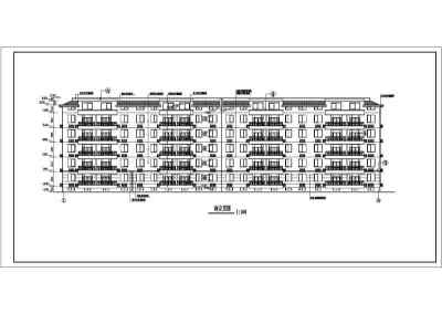 某地5层砖混结构住宅楼建筑施工图