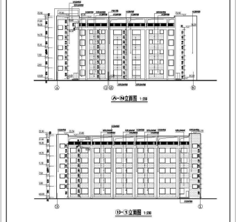 某地区五层某精神病医院建筑设计施工图3D模型