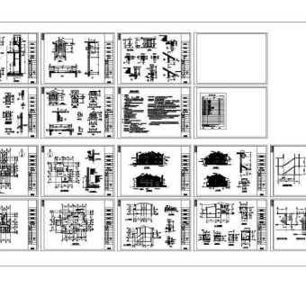 一些农村别墅图纸