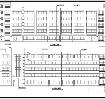 某地五层框架结构厂房车间建筑结构施工图