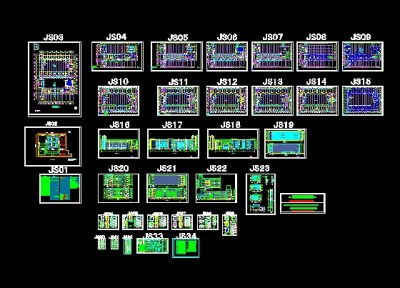 某教学楼施工图3D模型