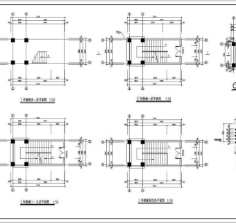 某教学楼建筑施工图3D模型