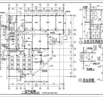 深圳某甲级卫生院综合楼建筑、结构设计施工图3D模型