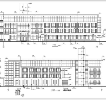 某框架结构多层综合楼建筑设计施工图